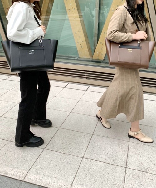 Heather(ヘザー)の「PCケース付きトートBAG 275116(トートバッグ・レディース・ブラック/ブラウン/オフホワイト/ブルー・ONE SIZE)」の17枚目の写真