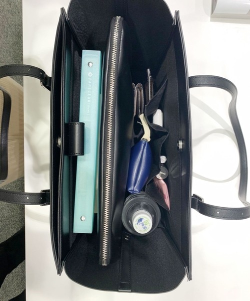 Heather(ヘザー)の「PCケース付きトートBAG 275116(トートバッグ・レディース・ブラック/ブラウン/オフホワイト/ブルー・ONE SIZE)」の5枚目の写真