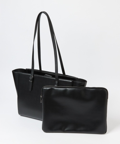 Heather(ヘザー)の「PCケース付きトートBAG 275116(トートバッグ・レディース・ブラック/ブラウン/オフホワイト/ブルー・ONE SIZE)」の21枚目の写真