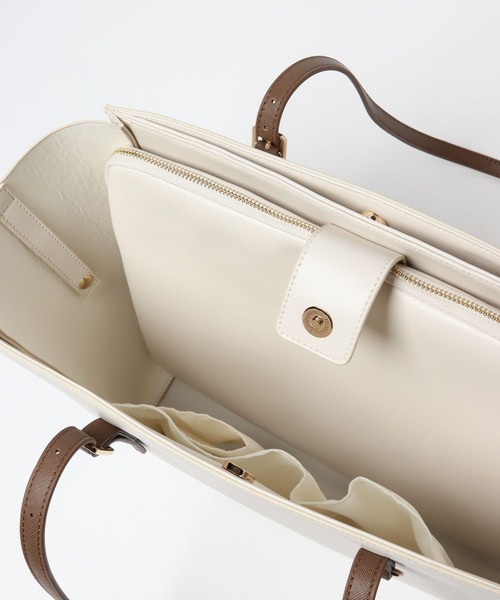 Heather(ヘザー)の「PCケース付きトートBAG 275116(トートバッグ・レディース・ブラック/ブラウン/オフホワイト/ブルー・ONE SIZE)」の16枚目の写真