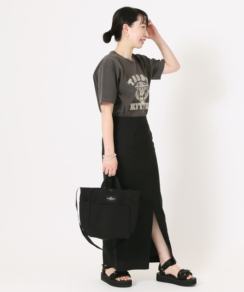 MIXTA（ミクスタ）の「《別注》【MIXTA/ミクスタ】  TABBY KITTEN S/S T-SHIRTS：Tシャツ（Tシャツ/カットソー・レディース・ブラック/ベージュ/ナチュラル・M）」の7枚目の写真