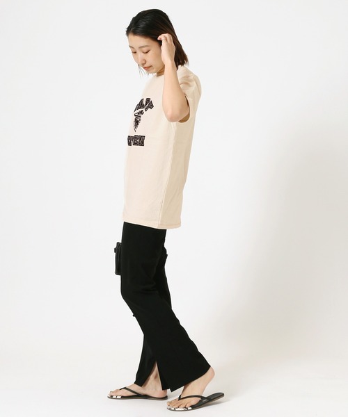 MIXTA（ミクスタ）の「《別注》【MIXTA/ミクスタ】  TABBY KITTEN S/S T-SHIRTS：Tシャツ（Tシャツ/カットソー・レディース・ブラック/ベージュ/ナチュラル・M）」の14枚目の写真