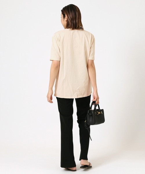 MIXTA（ミクスタ）の「《別注》【MIXTA/ミクスタ】  TABBY KITTEN S/S T-SHIRTS：Tシャツ（Tシャツ/カットソー・レディース・ブラック/ベージュ/ナチュラル・M）」の15枚目の写真