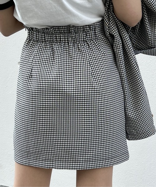 one way（ワンウェイ）の「セットアップミニスカート（スカート・レディース・ベージュ/ブラック系その他/ブラウン系その他/ライトピンク・FREE）」の8枚目の写真