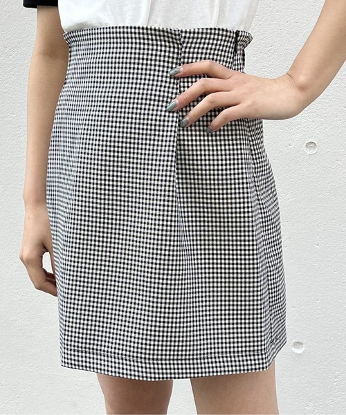 one way（ワンウェイ）の「セットアップミニスカート（スカート・レディース・ベージュ/ブラック系その他/ブラウン系その他/ライトピンク・FREE）」の9枚目の写真