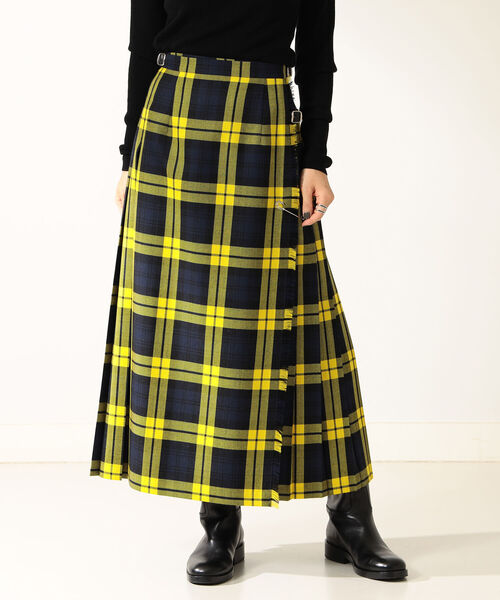 O'NEIL of DUBLIN（オニールオブダブリン）の「O’NEIL OF DUBLIN / INISHBIGGLE ISLAND ロング キルトスカート（スカート・レディース・イエロー・8/10/12）」の11枚目の写真