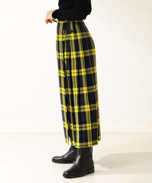 O'NEIL of DUBLIN（オニールオブダブリン）の「O’NEIL OF DUBLIN / INISHBIGGLE ISLAND ロング キルトスカート（スカート・レディース・イエロー・8/10/12）」の12枚目の写真