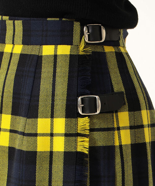 O'NEIL of DUBLIN（オニールオブダブリン）の「O’NEIL OF DUBLIN / INISHBIGGLE ISLAND ロング キルトスカート（スカート・レディース・イエロー・8/10/12）」の15枚目の写真