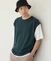 LAKOLE | 梨地ベストレイヤードTシャツ / 269717(Tシャツ/カットソー)