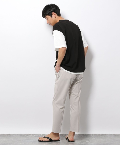 LAKOLE(ラコレ)の「梨地ベストレイヤードTシャツ / 269717(Tシャツ/カットソー・メンズ・ライトグレー/ブラック/グリーン/ブラウン系その他/ブルー/グレー/サックスブルー・MEDIUM/LARGE/X-LARGE)」の22枚目の写真