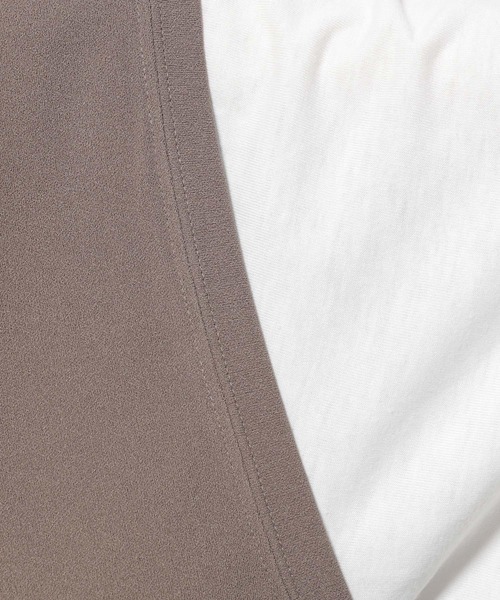 LAKOLE(ラコレ)の「梨地ベストレイヤードTシャツ / 269717(Tシャツ/カットソー・メンズ・ライトグレー/ブラック/グリーン/ブラウン系その他/ブルー/グレー/サックスブルー・MEDIUM/LARGE/X-LARGE)」の21枚目の写真