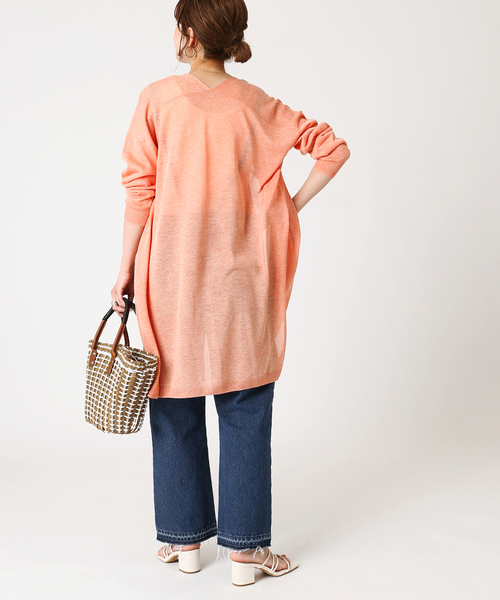 B.C STOCK(ベーセーストック)の「レビータ ロングカーディガン(カーディガン/ボレロ・レディース・ホワイト/ライトグレー/ブラウン/オレンジ・FREE)」の22枚目の写真