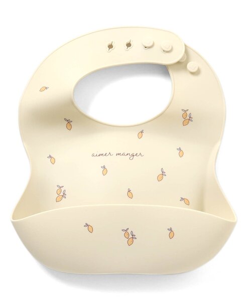 apres les cours（アプレレクール）の「バラエティシリコンビブ（マグ/哺乳瓶/お食事グッズ・キッズ・ブラウン/イエロー/アイボリー/その他3/ミント/ピンク・90）」の4枚目の写真