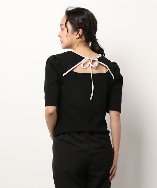 ADIRA（アディラ）の「前後２ウェイカットJQトップス（その他トップス・レディース・ブラック/サックスブルー/ピンク・MEDIUM）」の19枚目の写真