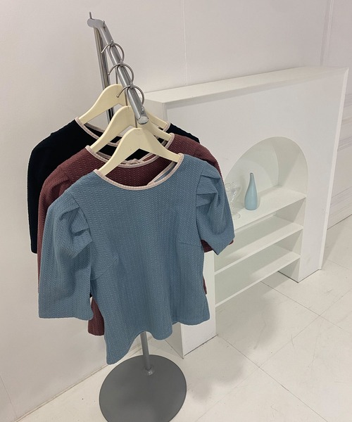 ADIRA（アディラ）の「前後２ウェイカットJQトップス（その他トップス・レディース・ブラック/サックスブルー/ピンク・MEDIUM）」の20枚目の写真