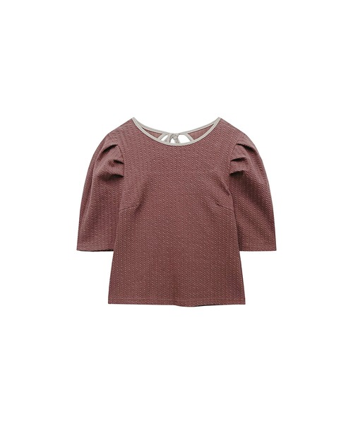ADIRA（アディラ）の「前後２ウェイカットJQトップス（その他トップス・レディース・ブラック/サックスブルー/ピンク・MEDIUM）」の4枚目の写真