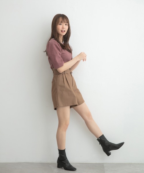 ADIRA（アディラ）の「前後２ウェイカットJQトップス（その他トップス・レディース・ブラック/サックスブルー/ピンク・MEDIUM）」の16枚目の写真