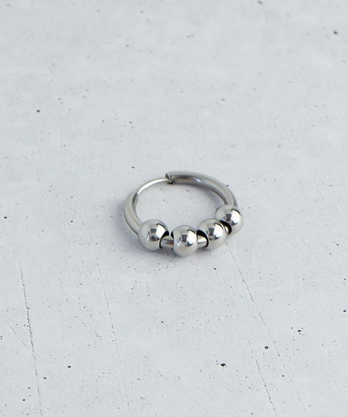 ieLS(イエルズ)の「金属アレルギー対応「ieLS」ステンレス Stainless Steel デザインフープピアス(ピアス(片耳用)・メンズ・その他1/その他3/その他2/その他4・ONE SIZE)」の5枚目の写真