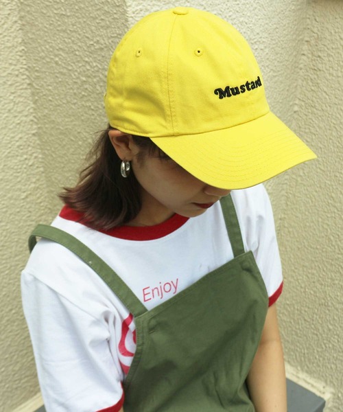 AMERICAN NEEDLE（アメリカンニードル）の「LAIDBACK / American Needle Foodie Slouch CAP AN ORIGINAL（キャップ・レディース・レッド/イエロー/ライトグリーン/グリーン/アイボリー・FREE）」の4枚目の写真
