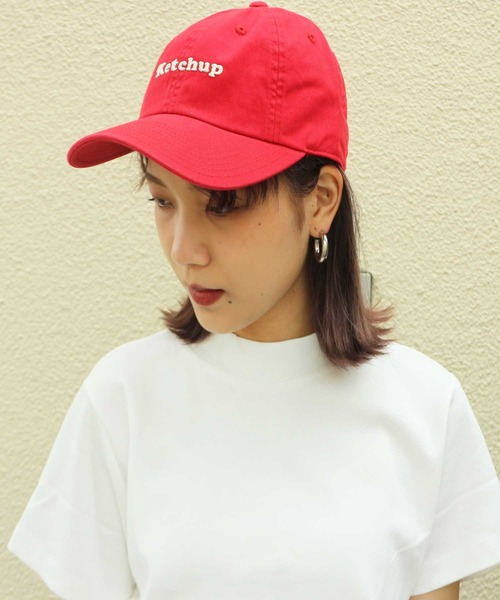 AMERICAN NEEDLE（アメリカンニードル）の「LAIDBACK / American Needle Foodie Slouch CAP AN ORIGINAL（キャップ・レディース・レッド/イエロー/ライトグリーン/グリーン/アイボリー・FREE）」の11枚目の写真