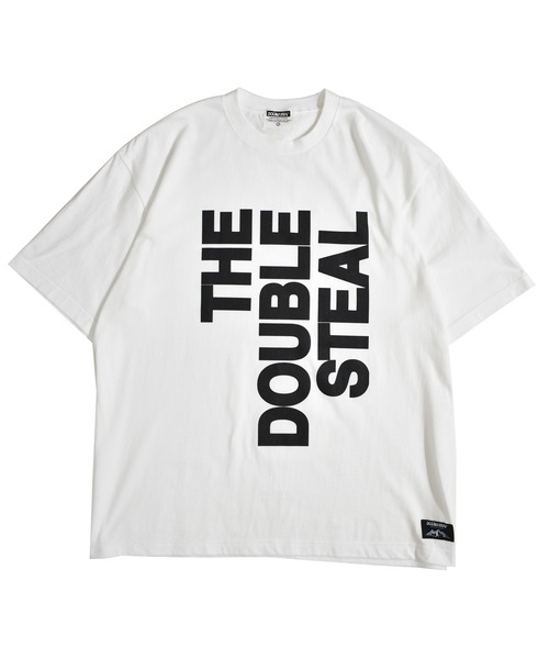 DOUBLE STEAL（ダブルスティール）の「THE DOUBLE STEAL 半袖Tシャツ（Tシャツ/カットソー・メンズ・ホワイト/ダークブラウン/ブラック・MEDIUM/LARGE/X-LARGE）」の2枚目の写真