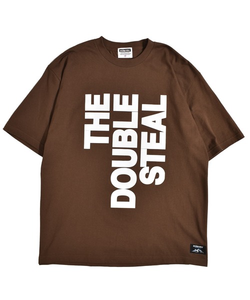 DOUBLE STEAL（ダブルスティール）の「THE DOUBLE STEAL 半袖Tシャツ（Tシャツ/カットソー・メンズ・ホワイト/ダークブラウン/ブラック・MEDIUM/LARGE/X-LARGE）」の4枚目の写真