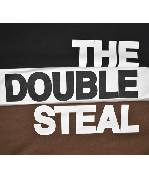 DOUBLE STEAL（ダブルスティール）の「THE DOUBLE STEAL 半袖Tシャツ（Tシャツ/カットソー・メンズ・ホワイト/ダークブラウン/ブラック・MEDIUM/LARGE/X-LARGE）」の6枚目の写真