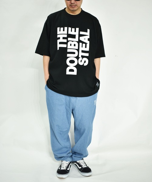 DOUBLE STEAL（ダブルスティール）の「THE DOUBLE STEAL 半袖Tシャツ（Tシャツ/カットソー・メンズ・ホワイト/ダークブラウン/ブラック・MEDIUM/LARGE/X-LARGE）」の16枚目の写真