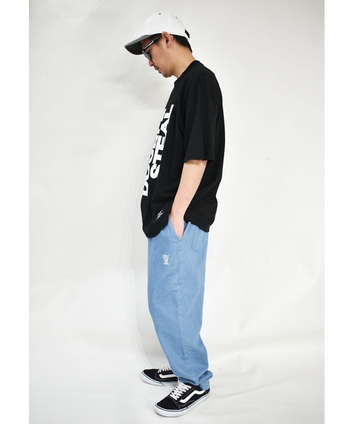 DOUBLE STEAL（ダブルスティール）の「THE DOUBLE STEAL 半袖Tシャツ（Tシャツ/カットソー・メンズ・ホワイト/ダークブラウン/ブラック・MEDIUM/LARGE/X-LARGE）」の17枚目の写真