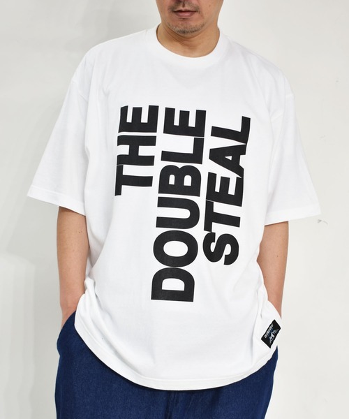 DOUBLE STEAL（ダブルスティール）の「THE DOUBLE STEAL 半袖Tシャツ（Tシャツ/カットソー・メンズ・ホワイト/ダークブラウン/ブラック・MEDIUM/LARGE/X-LARGE）」の11枚目の写真