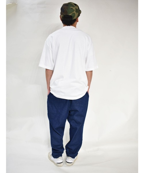 DOUBLE STEAL（ダブルスティール）の「THE DOUBLE STEAL 半袖Tシャツ（Tシャツ/カットソー・メンズ・ホワイト/ダークブラウン/ブラック・MEDIUM/LARGE/X-LARGE）」の12枚目の写真