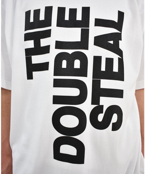 DOUBLE STEAL（ダブルスティール）の「THE DOUBLE STEAL 半袖Tシャツ（Tシャツ/カットソー・メンズ・ホワイト/ダークブラウン/ブラック・MEDIUM/LARGE/X-LARGE）」の13枚目の写真