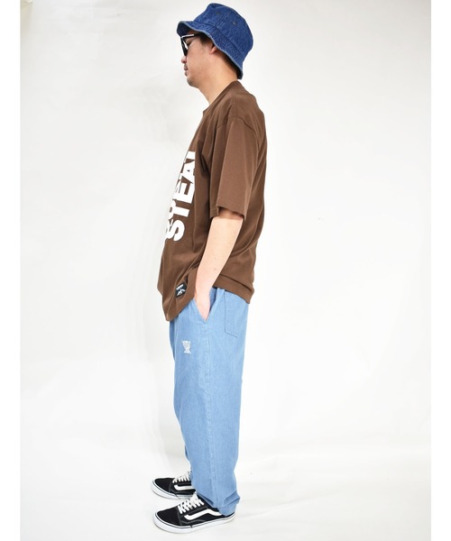 DOUBLE STEAL（ダブルスティール）の「THE DOUBLE STEAL 半袖Tシャツ（Tシャツ/カットソー・メンズ・ホワイト/ダークブラウン/ブラック・MEDIUM/LARGE/X-LARGE）」の19枚目の写真