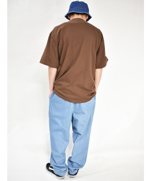 DOUBLE STEAL（ダブルスティール）の「THE DOUBLE STEAL 半袖Tシャツ（Tシャツ/カットソー・メンズ・ホワイト/ダークブラウン/ブラック・MEDIUM/LARGE/X-LARGE）」の21枚目の写真