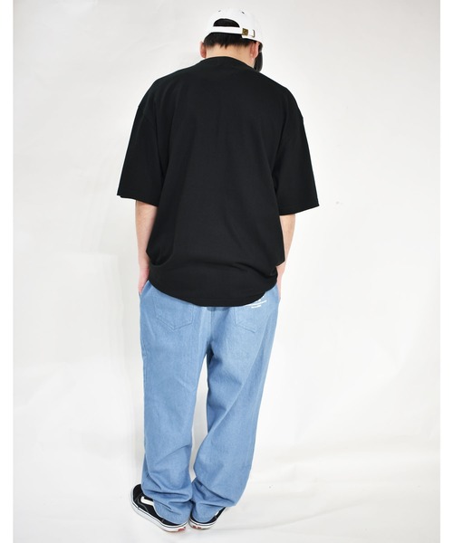 DOUBLE STEAL（ダブルスティール）の「THE DOUBLE STEAL 半袖Tシャツ（Tシャツ/カットソー・メンズ・ホワイト/ダークブラウン/ブラック・MEDIUM/LARGE/X-LARGE）」の18枚目の写真