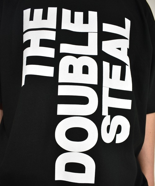 DOUBLE STEAL（ダブルスティール）の「THE DOUBLE STEAL 半袖Tシャツ（Tシャツ/カットソー・メンズ・ホワイト/ダークブラウン/ブラック・MEDIUM/LARGE/X-LARGE）」の15枚目の写真