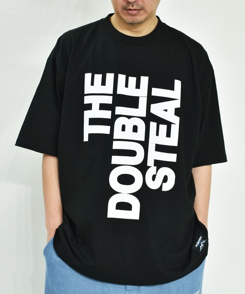 DOUBLE STEAL（ダブルスティール）の「THE DOUBLE STEAL 半袖Tシャツ（Tシャツ/カットソー・メンズ・ホワイト/ダークブラウン/ブラック・MEDIUM/LARGE/X-LARGE）」の14枚目の写真