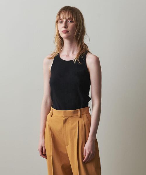 タンクトップ ノースリーブ 「Steven Alan」リブ タンクトップ レディース STEVEN ALAN タンクトップ ノースリーブ 「Steven Alan」リブ