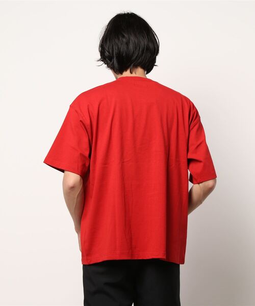BACK NUMBER（バックナンバー）の「【BACK NUMBER】刺繍カレッジＴシャツ（Tシャツ/カットソー・メンズ・レッド/ブルー/ホワイト/イエロー・S/XL/M/L）」の6枚目の写真
