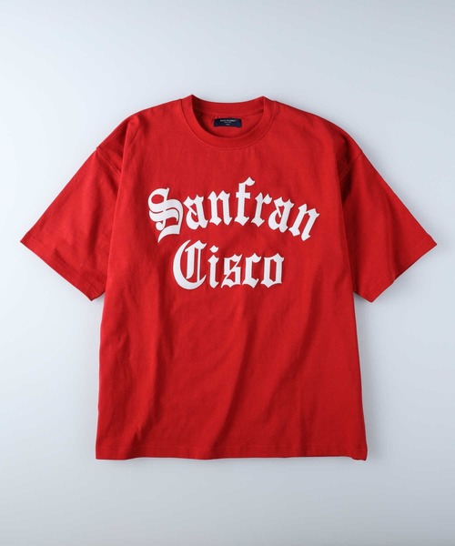 BACK NUMBER（バックナンバー）の「【BACK NUMBER】刺繍カレッジＴシャツ（Tシャツ/カットソー・メンズ・レッド/ブルー/ホワイト/イエロー・S/XL/M/L）」の10枚目の写真