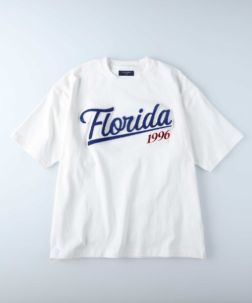 BACK NUMBER（バックナンバー）の「【BACK NUMBER】刺繍カレッジＴシャツ（Tシャツ/カットソー・メンズ・レッド/ブルー/ホワイト/イエロー・S/XL/M/L）」の14枚目の写真