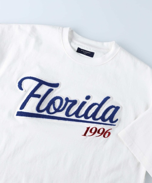 BACK NUMBER（バックナンバー）の「【BACK NUMBER】刺繍カレッジＴシャツ（Tシャツ/カットソー・メンズ・レッド/ブルー/ホワイト/イエロー・S/XL/M/L）」の15枚目の写真