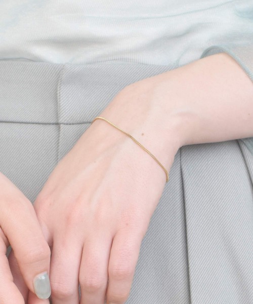 LHME（エルエイチエムイー）の「【WEB限定】”Gleam”ベネチアンチェーンブレスレット/サージカルステンレス（金属アレルギー対応）【LHME / エルエイチエムイー】（ブレスレット・レディース・ゴールド/シルバー・ONE SIZE）」の12枚目の写真