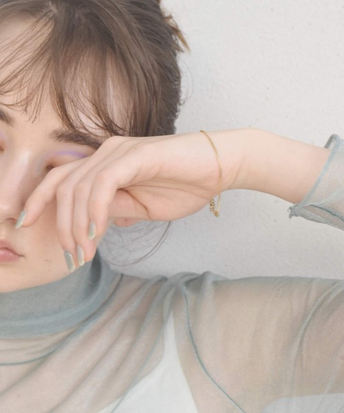 LHME（エルエイチエムイー）の「【WEB限定】”Gleam”ベネチアンチェーンブレスレット/サージカルステンレス（金属アレルギー対応）【LHME / エルエイチエムイー】（ブレスレット・レディース・ゴールド/シルバー・ONE SIZE）」の14枚目の写真