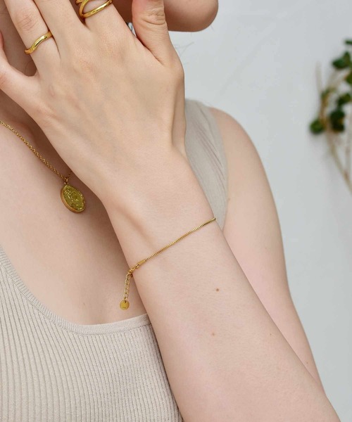 LHME（エルエイチエムイー）の「【WEB限定】”Gleam”ベネチアンチェーンブレスレット/サージカルステンレス（金属アレルギー対応）【LHME / エルエイチエムイー】（ブレスレット・レディース・ゴールド/シルバー・ONE SIZE）」の16枚目の写真