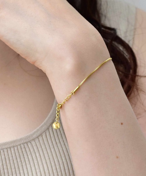 LHME（エルエイチエムイー）の「【WEB限定】”Gleam”ベネチアンチェーンブレスレット/サージカルステンレス（金属アレルギー対応）【LHME / エルエイチエムイー】（ブレスレット・レディース・ゴールド/シルバー・ONE SIZE）」の18枚目の写真