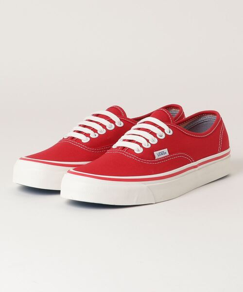 VANS(バンズ)の「AUTHENTIC 44 DECK DX VN0A5JMQRED(スニーカー・メンズ・レッド・3h/4h/5/5h/6/6h/7/7h/8/8h/9/9h/10/10h/11/12)」の1枚目の写真