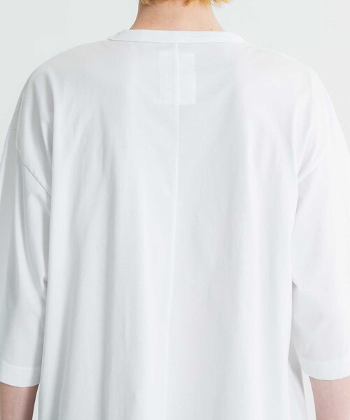 SHAREEF（シャリーフ）の「STUDIOUS別注 EMBROIDERY BIG TEE（Tシャツ/カットソー・メンズ・ホワイト/ブラック・2/1）」の10枚目の写真