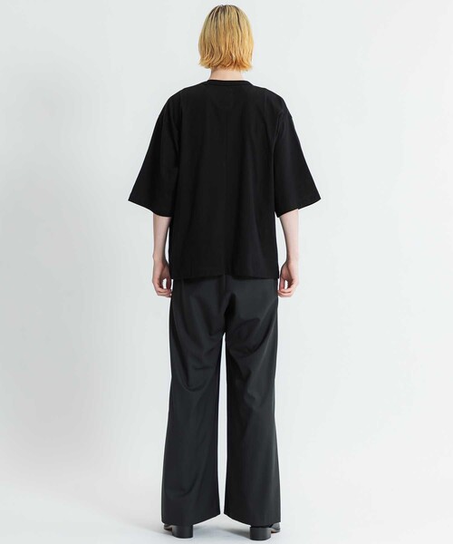 SHAREEF セットアップ　STUDIOS別注　黒 SHAREEF（シャリーフ）の「STUDIOUS別注 EMBROIDERY BIG TEE（T