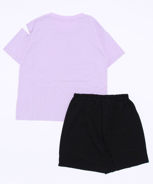 PINKHUNT（ピンクハント）の「PINKHUNT ピンクハント 肩出し ルームウェア 7080K（ルームウェア/パジャマ・キッズ・パープル/ベージュ・S/M/L）」の3枚目の写真